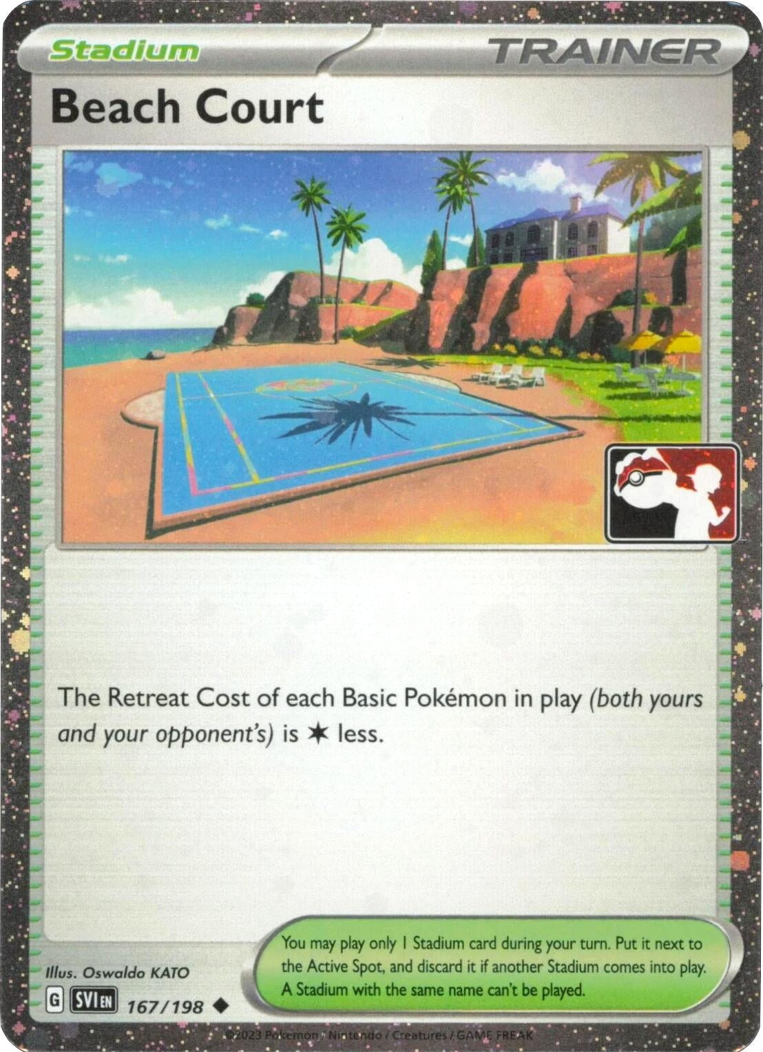 Image for Beach Court - 167/198 (Cosmos Holo) (167/198) - Pokemon