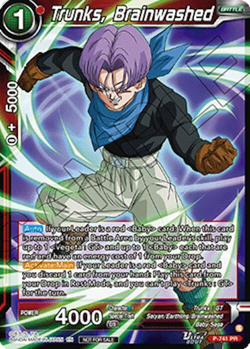 Image for Trunks, Brainwashed (Ultra-Bout Series Tournament Pack Vol.3) (P-741) (TPR) - Dragon Ball Super: Masters