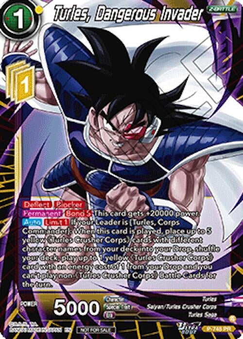 Image for Turles, Dangerous Invader (Ultra-Bout Series Tournament Pack Vol.3) (P-748) (TPR) - Dragon Ball Super: Masters