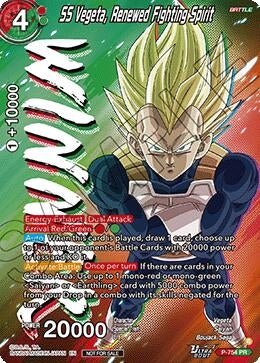 Image for SS Vegeta, Renewed Fighting Spirit (Ultra-Bout Series Tournament Pack Vol.3) (Winner) (P-754) (TPR) - Dragon Ball Super: Masters