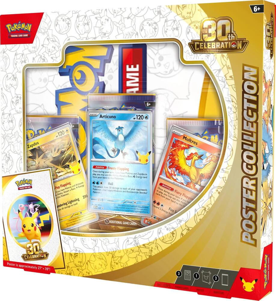 POKEMON 30TH CELEBRATION POSTER COLLECTION(preorder)Release Date:  2026-09-16