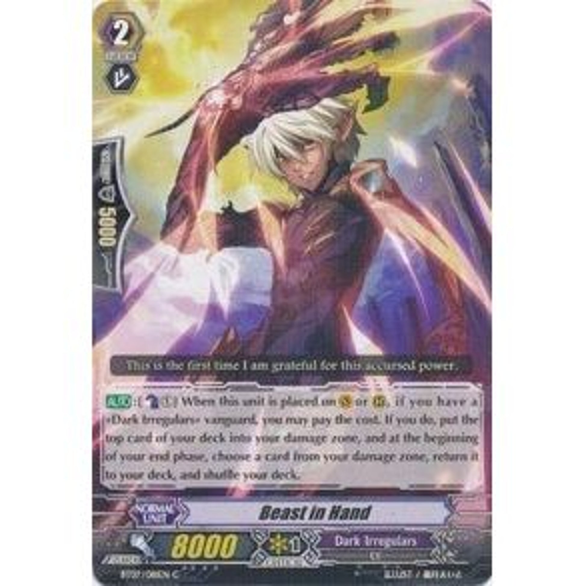 Image for Beast in Hand (BT07/081EN) (BT07) - Cardfight Vanguard