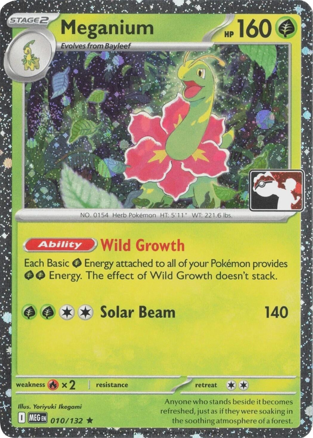 Image for Meganium - 010/132 (Cosmos Holo) (010/132) - Pokemon