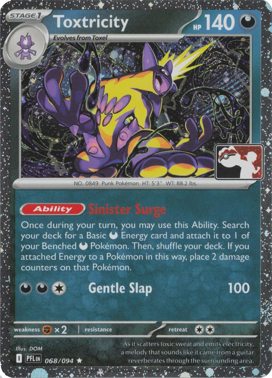 Image for Toxtricity - 068/094 (Cosmos Holo) (068/094) - Pokemon