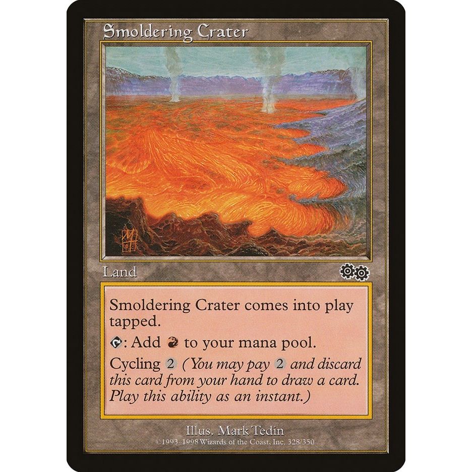 Image for Smoldering Crater (328) (USG) - Magic: The Gathering