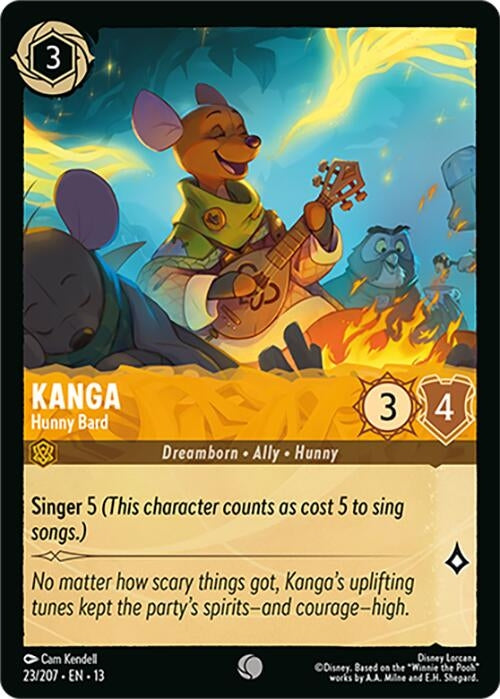 Image for Kanga - Hunny Bard (23/207) (13) - Disney Lorcana