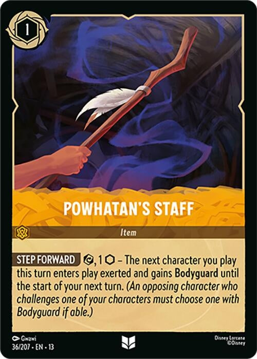 Image for Powhatan's Staff (36/207) (13) - Disney Lorcana