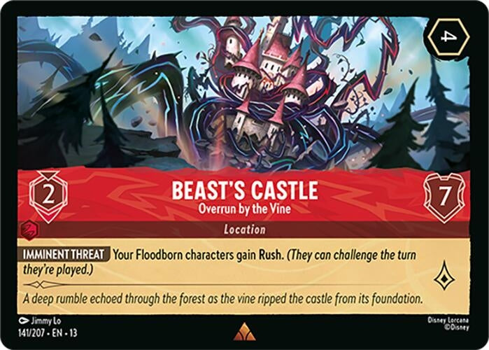 Image for Beast's Castle - Overrun by the Vine (141/207) (13) - Disney Lorcana