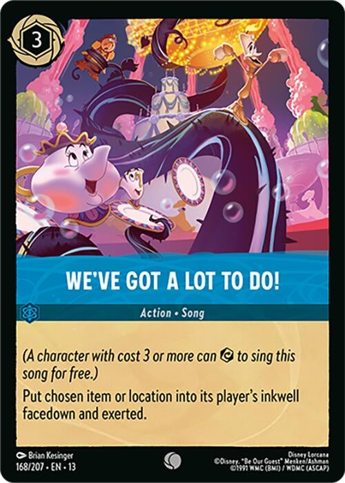 Image for We've Got a Lot to Do! (168/207) (13) - Disney Lorcana