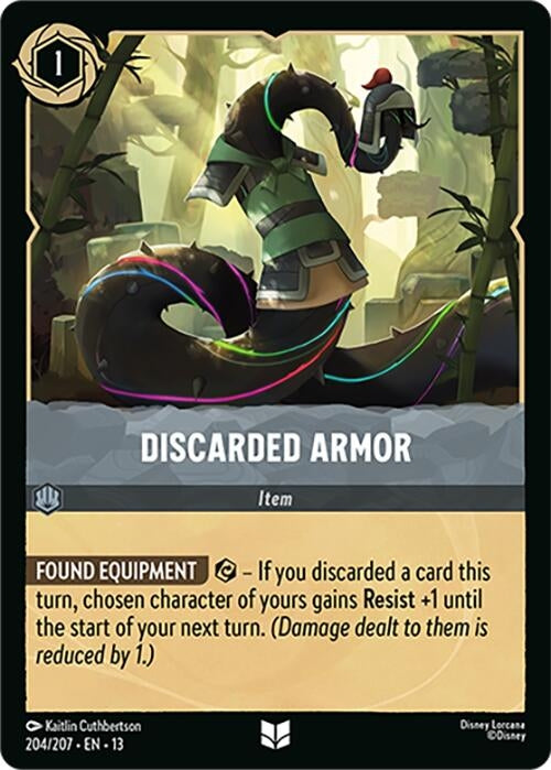 Image for Discarded Armor (204/207) (13) - Disney Lorcana