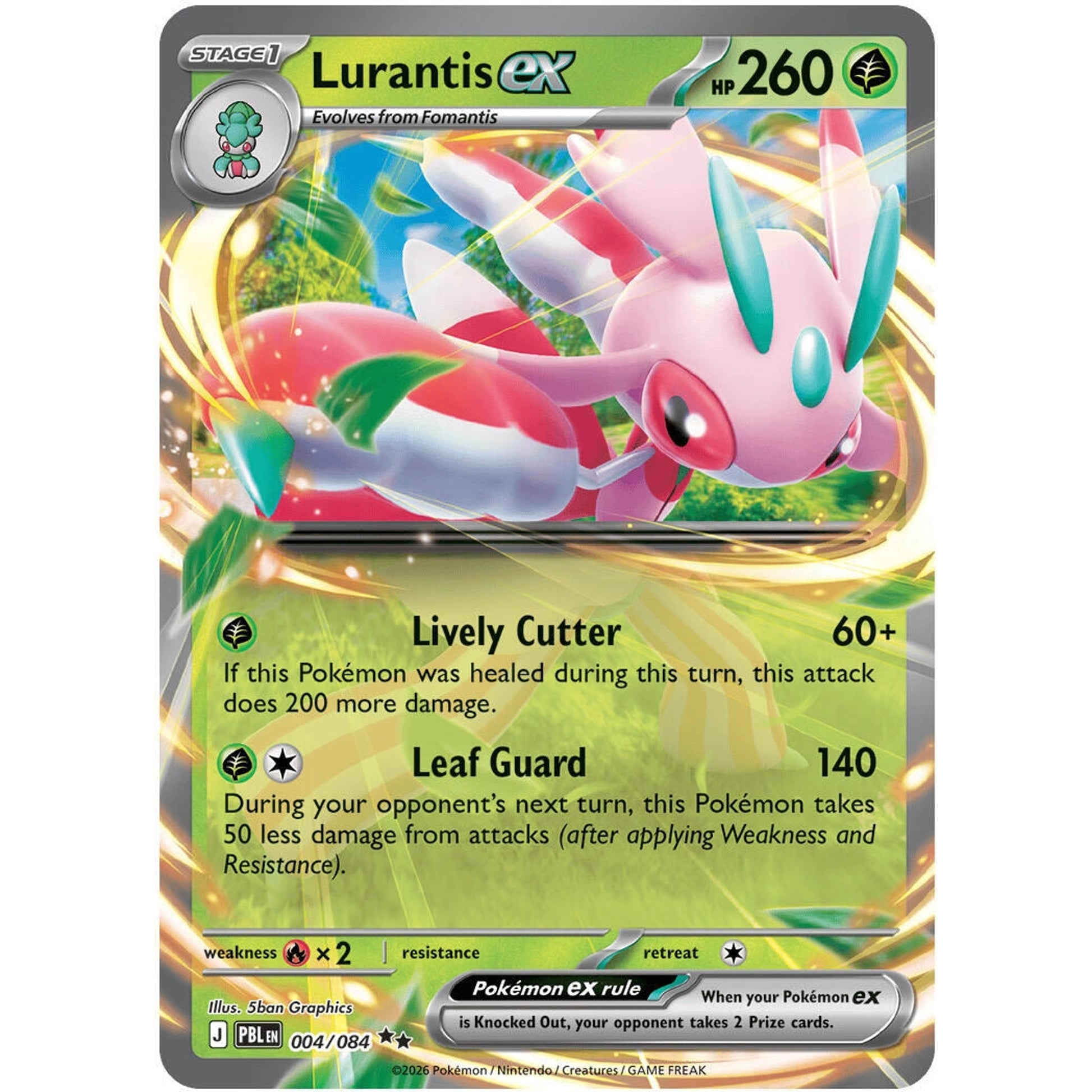 Image for Lurantis ex (004/084) (ME05) - Pokemon