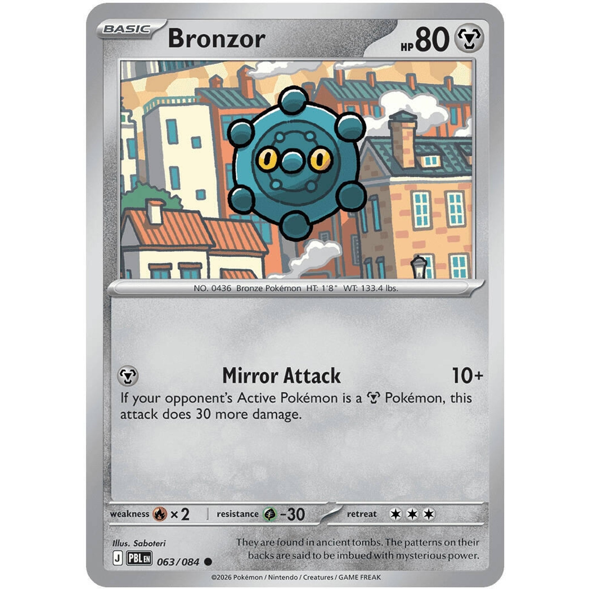 Image for Bronzor (063/084) (ME05) - Pokemon