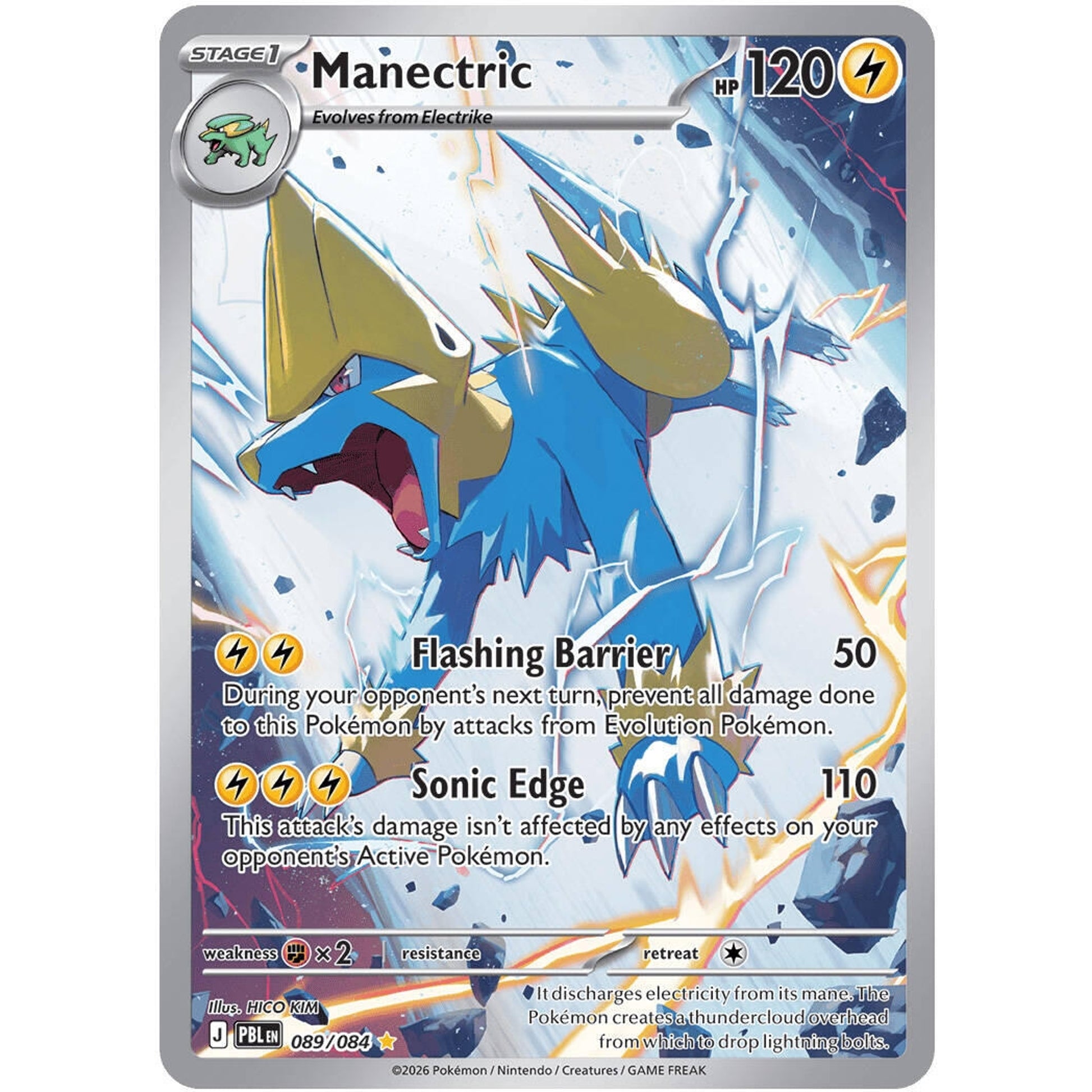 Image for Manectric (089/084) (ME05) - Pokemon