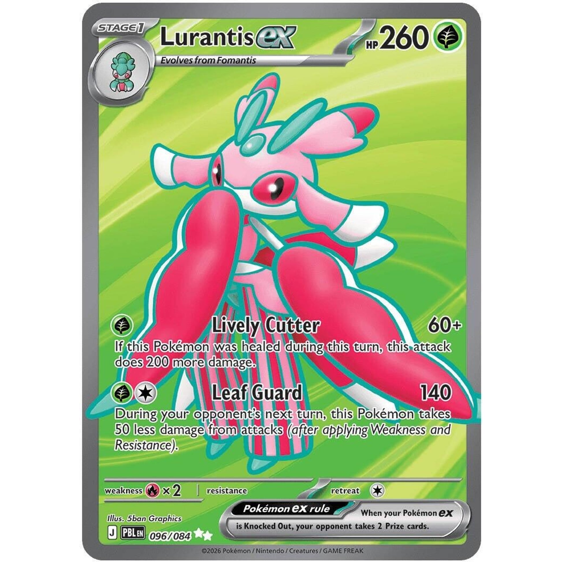 Image for Lurantis ex (096/084) (ME05) - Pokemon