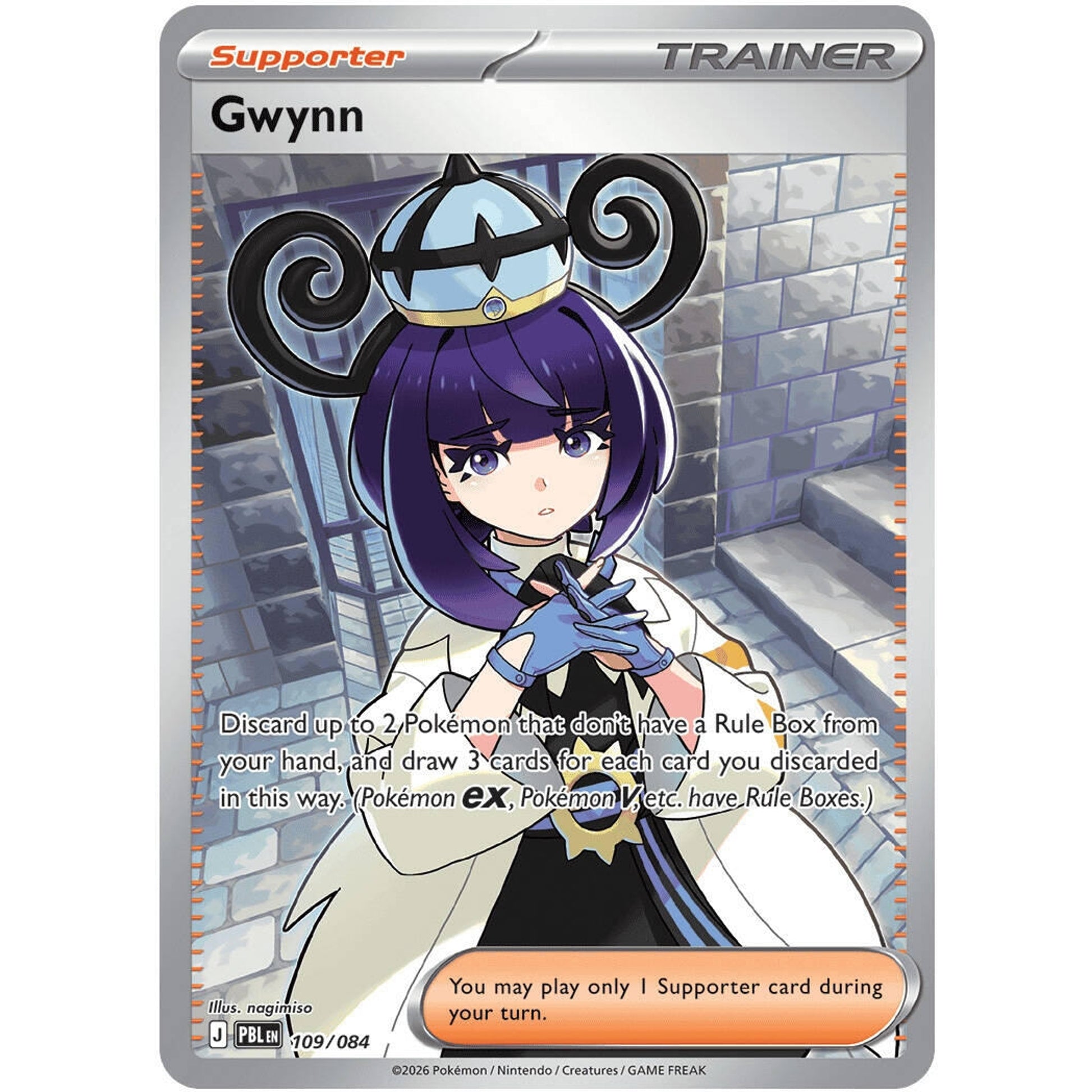 Image for Gwynn (109/084) (ME05) - Pokemon