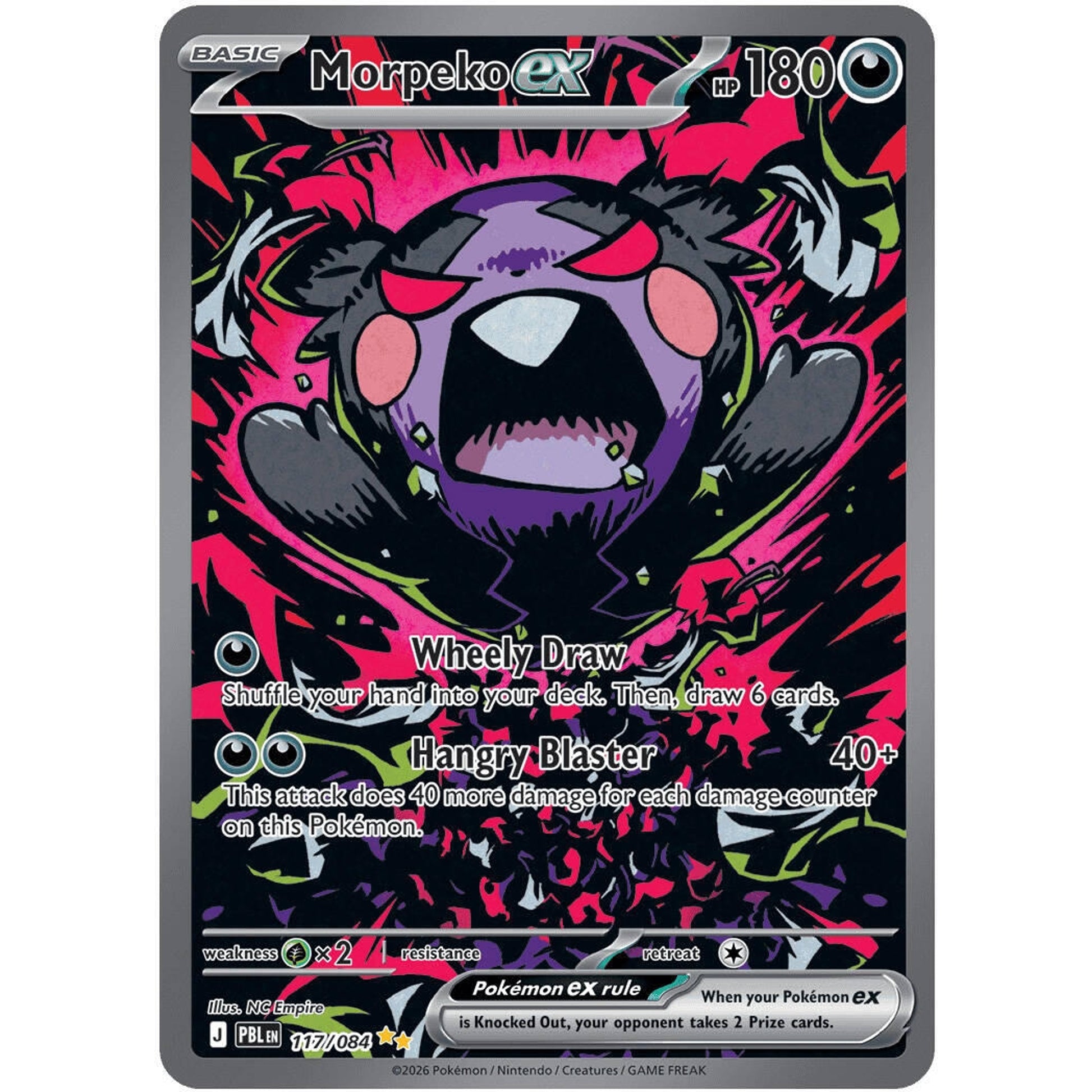 Image for Morpeko ex (117/084) (ME05) - Pokemon