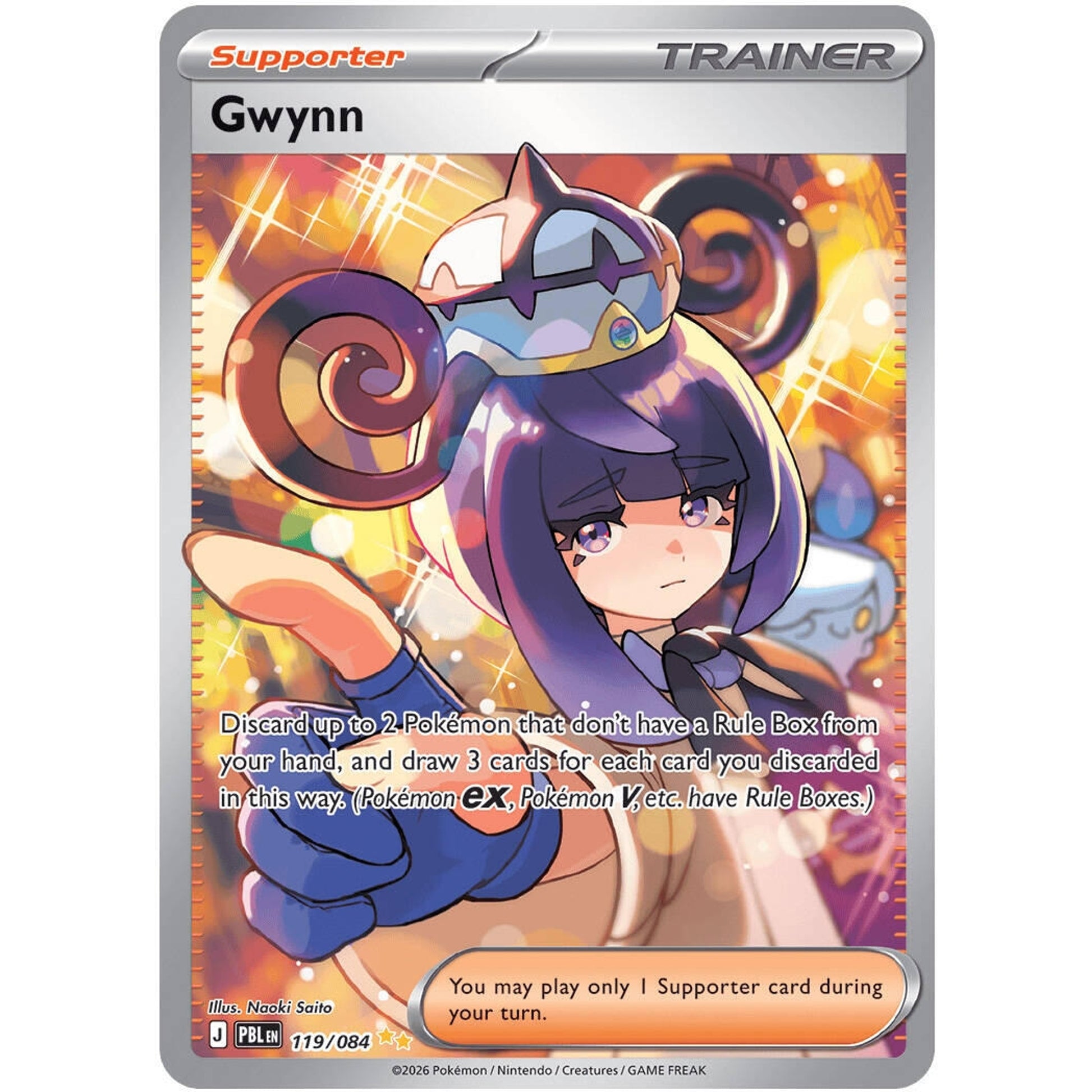 Image for Gwynn (119/084) (ME05) - Pokemon