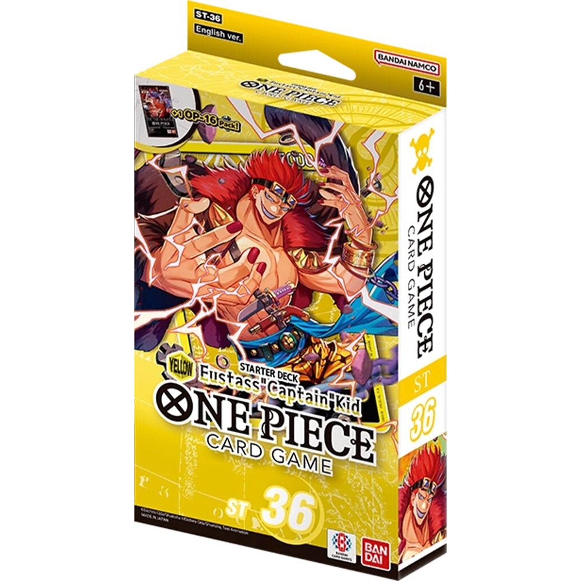 Image for Starter Deck 36: YELLOW Eustass”Captain”Kid - One Piece Card Game