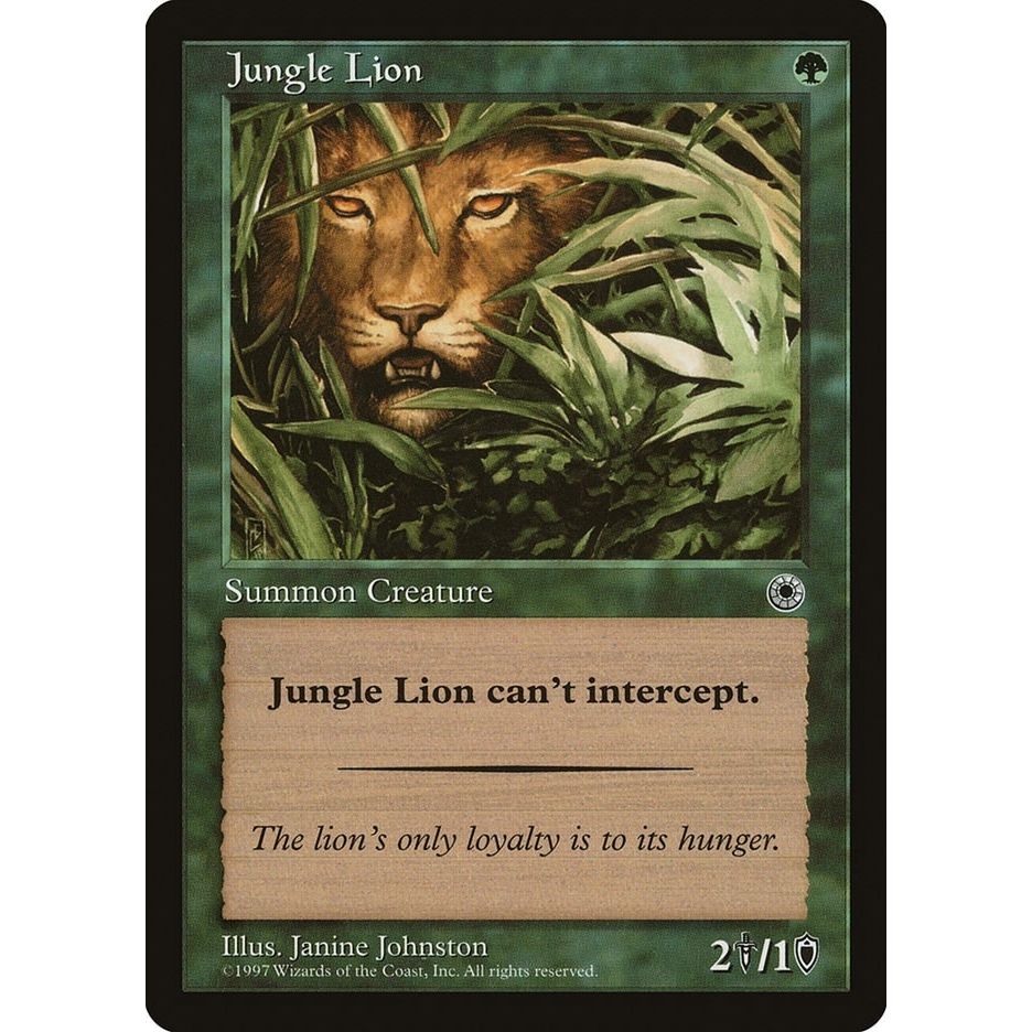 Image for Jungle Lion (POR) - Magic: The Gathering