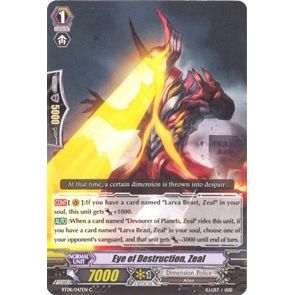 Image for Eye of Destruction, Zeal (BT08/047EN) (BT08) - Cardfight Vanguard