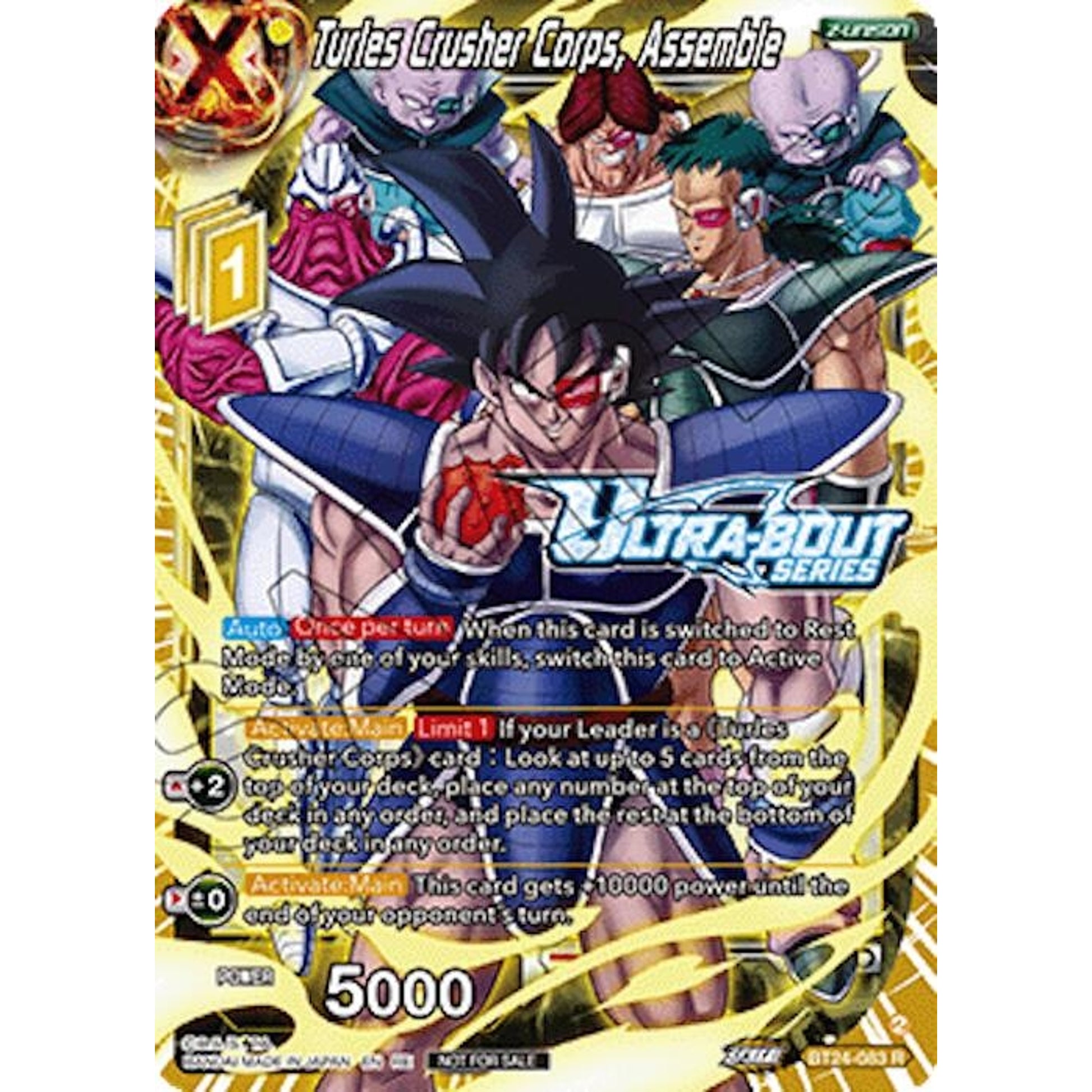 Image for Turles Crusher Corps, Assemble (Event Pack 19) (BT24-083) (TPR) - Dragon Ball Super: Masters