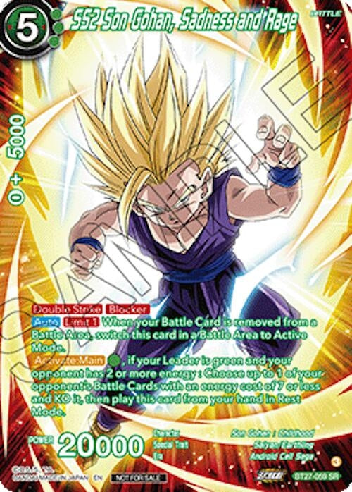 Image for SS2 Son Gohan, Sadness and Rage (Premium Alt-Art Set 2026 Vol.2) (BT27-059) (TPR) - Dragon Ball Super: Masters