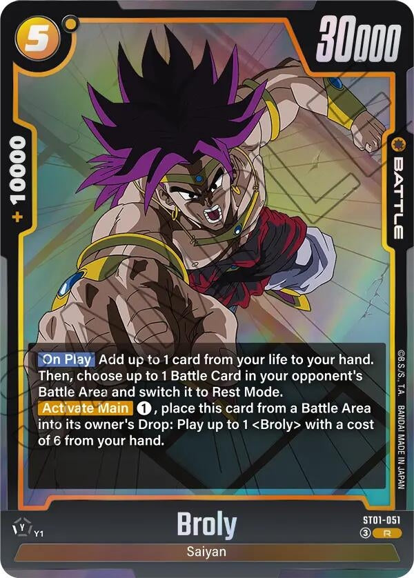Image for Broly - ST01-051 (ST01-051) (ST01) - Dragon Ball Super: Fusion World
