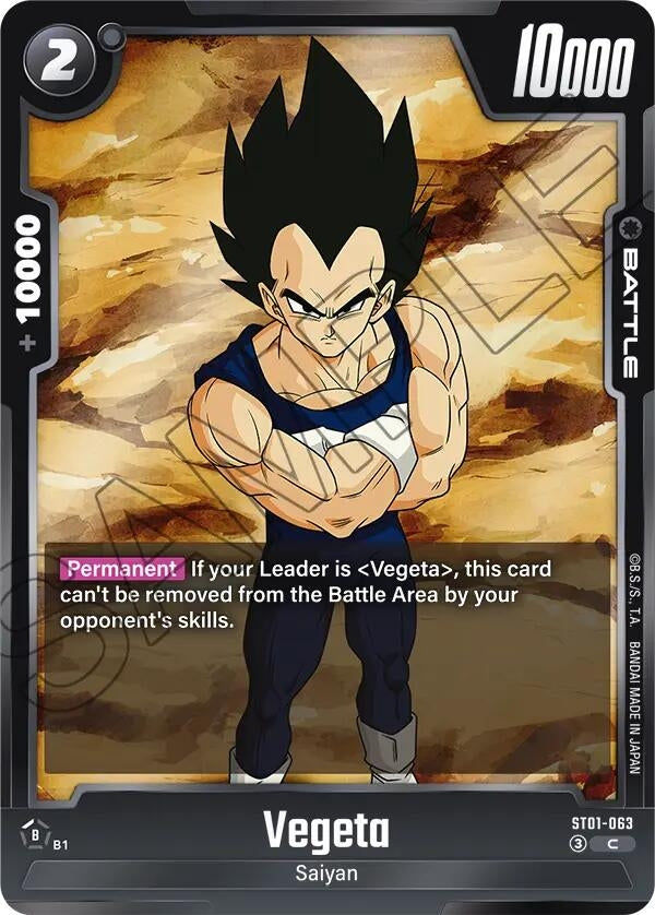 Image for Vegeta - ST01-063 (ST01-063) (ST01) - Dragon Ball Super: Fusion World