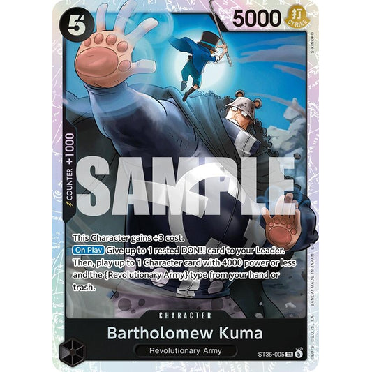 Image for Bartholomew Kuma (ST35-005) (ST-35) - One Piece Card Game