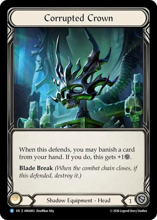 Image for Corrupted Crown (AMA003) (AMA) - Flesh and Blood TCG