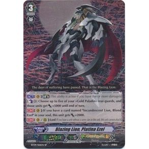 Image for Blazing Lion, Platina Ezel (SP) (BT09/S06EN) (BT09) - Cardfight Vanguard