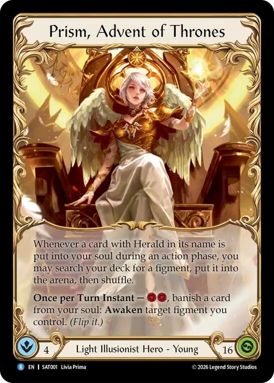 Image for Prism, Advent of Thrones (SAT001) (SAT) - Flesh and Blood TCG