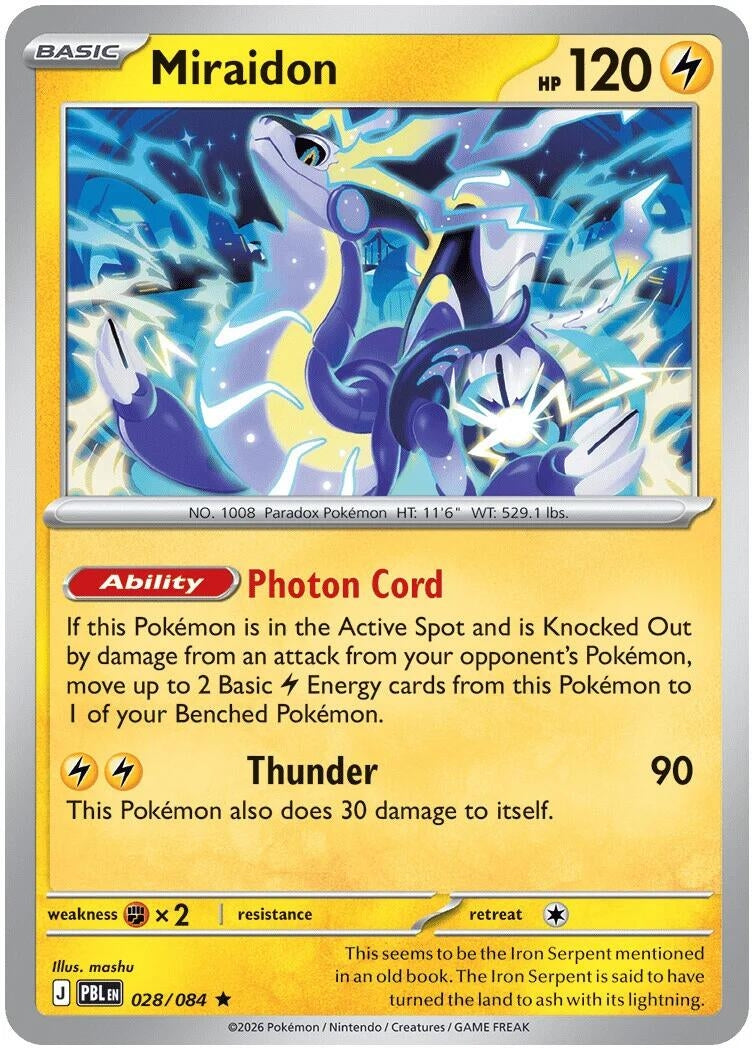 Image for Miraidon (028/084) (PR) - Pokemon