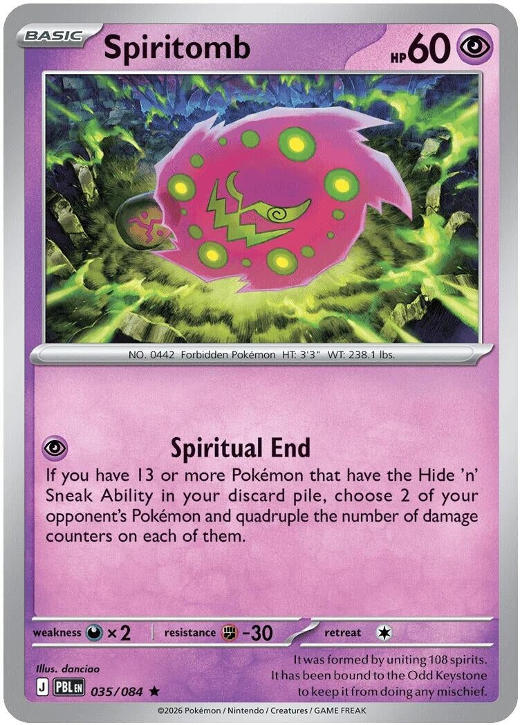 Image for Spiritomb (035/084) (PR) - Pokemon