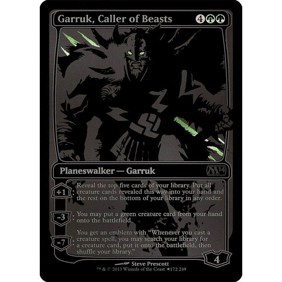 Image for Garruk, Caller of Beasts (SDCC 2013 Exclusive) (172) (MEDIA) - Magic: The Gathering