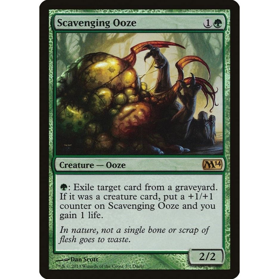 Image for Scavenging Ooze (3) (MEDIA) - Magic: The Gathering