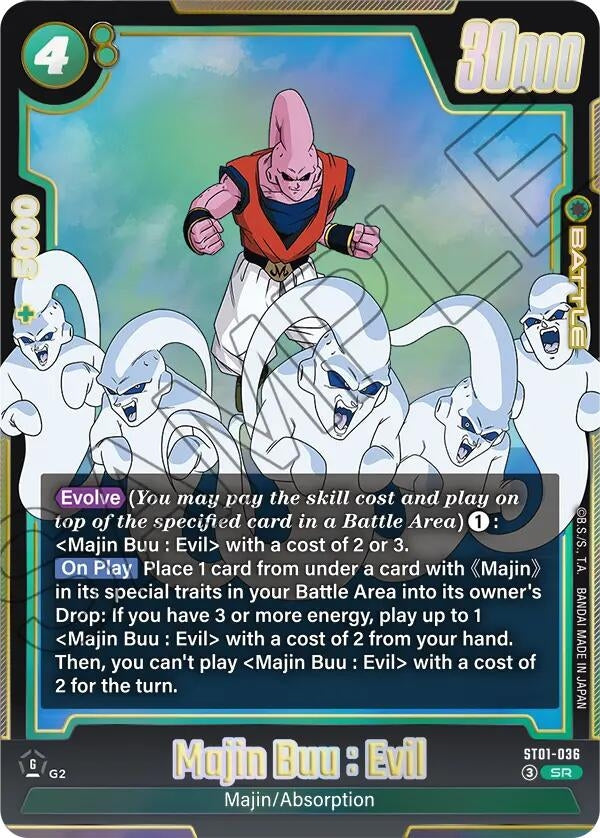Image for Majin Buu : Evil - ST01-036 (ST01-036) (ST01) - Dragon Ball Super: Fusion World