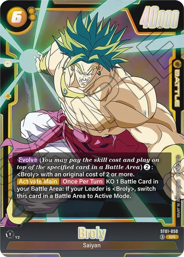Image for Broly - ST01-050 (ST01-050) (ST01) - Dragon Ball Super: Fusion World