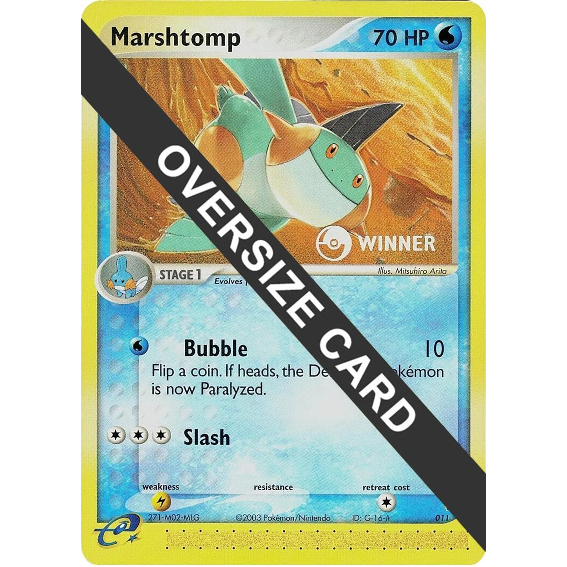 Image for Marshtomp - 011 (e-League) [Winner] (011) (PR) - Pokemon