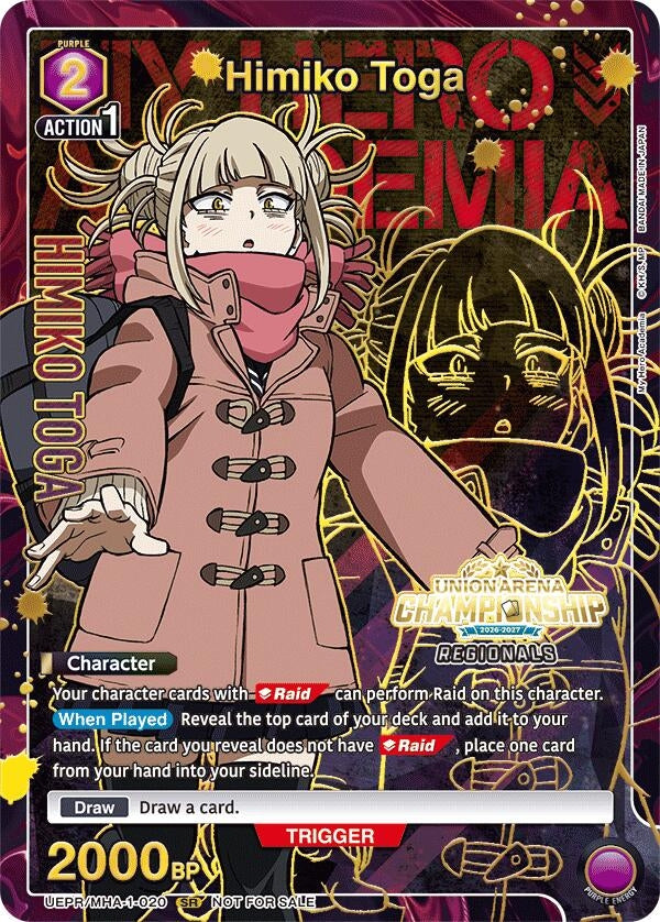 Image for Himiko Toga (Regionals 26-27) (UEPR/MHA-1-020) (UEPR) - Union Arena