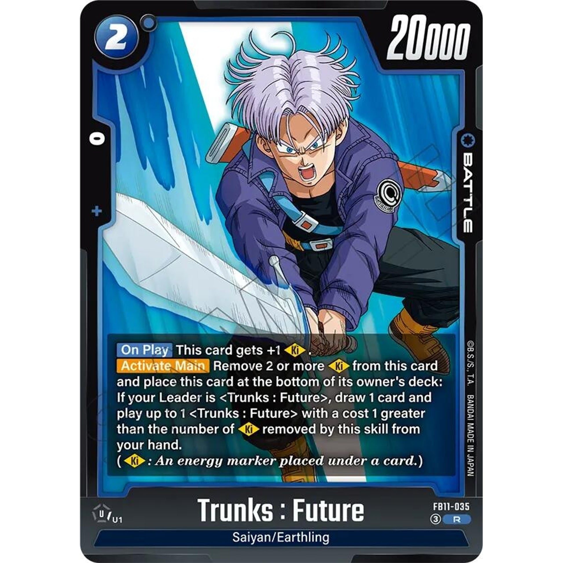 Image for Trunks : Future - FB11-035 (FB11-035) (FB11) - Dragon Ball Super: Fusion World