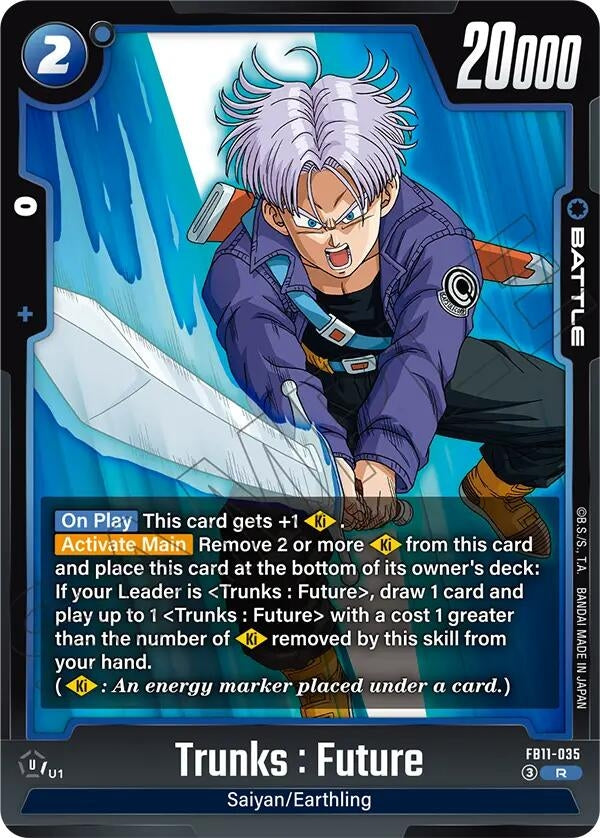 Image for Trunks : Future - FB11-035 (FB11-035) (FB11) - Dragon Ball Super: Fusion World