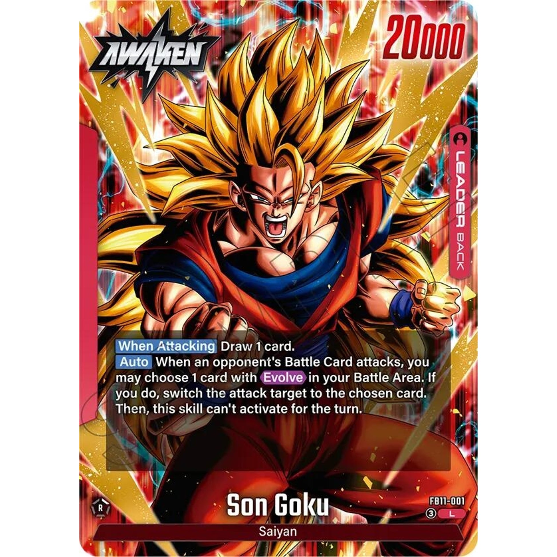 Image for Son Goku - FB11-001 (FB11-001) (FB11) - Dragon Ball Super: Fusion World