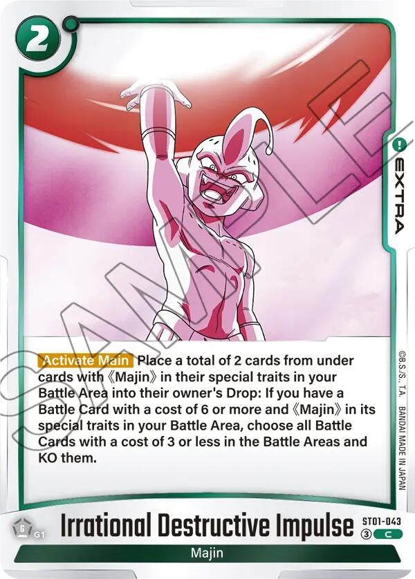 Image for Irrational Destructive Impulse (ST01-043) (ST01) - Dragon Ball Super: Fusion World