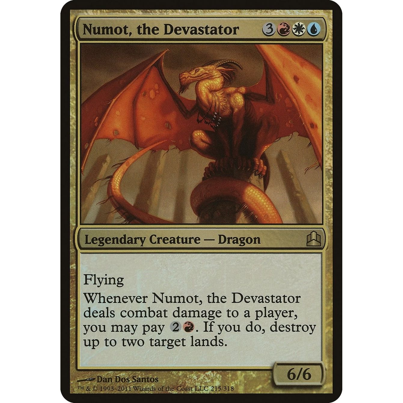 Image for Numot, the Devastator (Commander) (OVER) - Magic: The Gathering