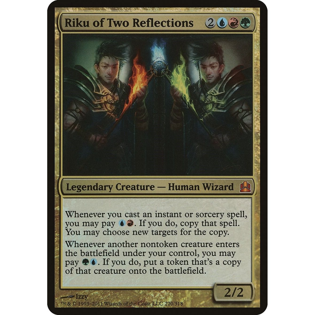 Image for Riku of Two Reflections (Commander) (220) (OVER) - Magic: The Gathering