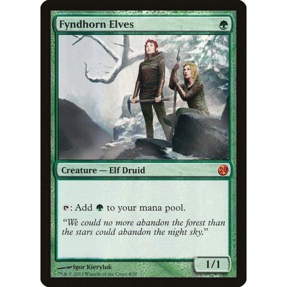 Image for Fyndhorn Elves (4) (V13) - Magic: The Gathering