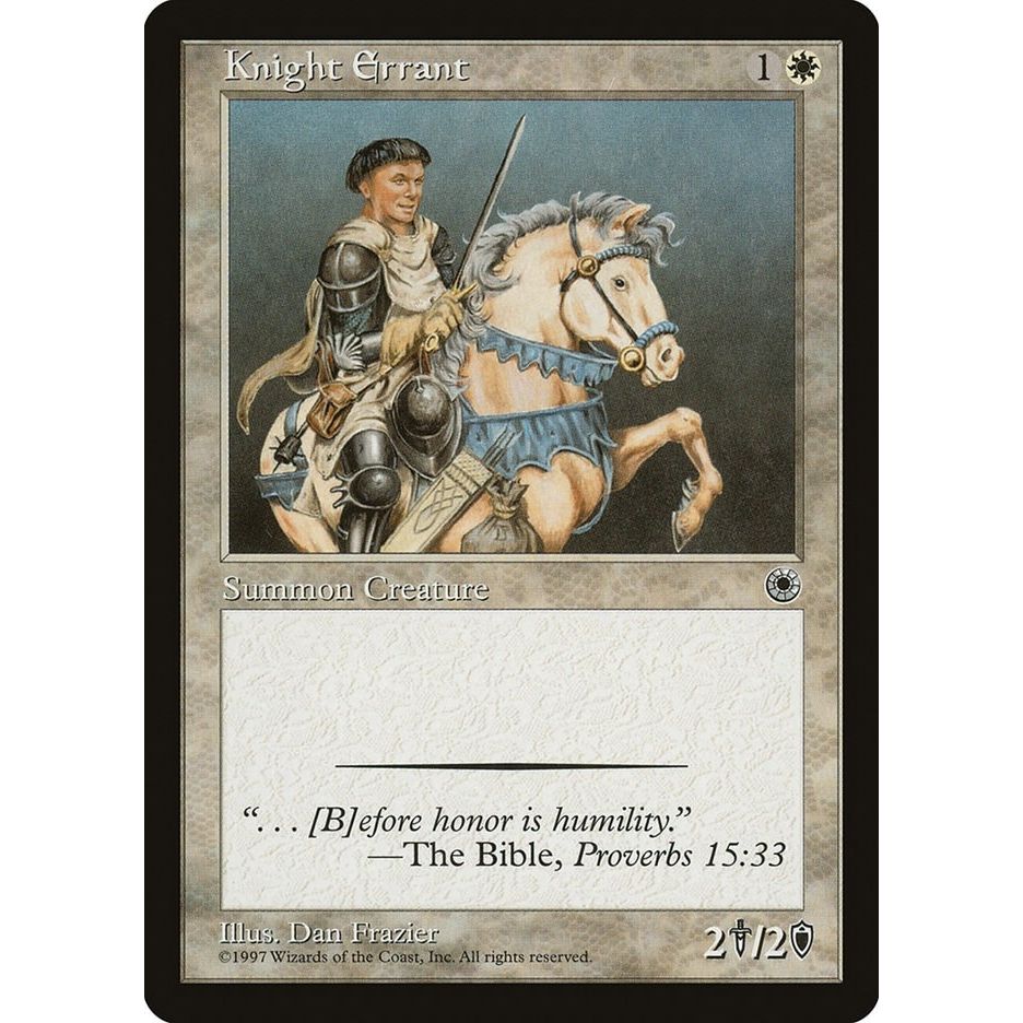 Image for Knight Errant (POR) - Magic: The Gathering