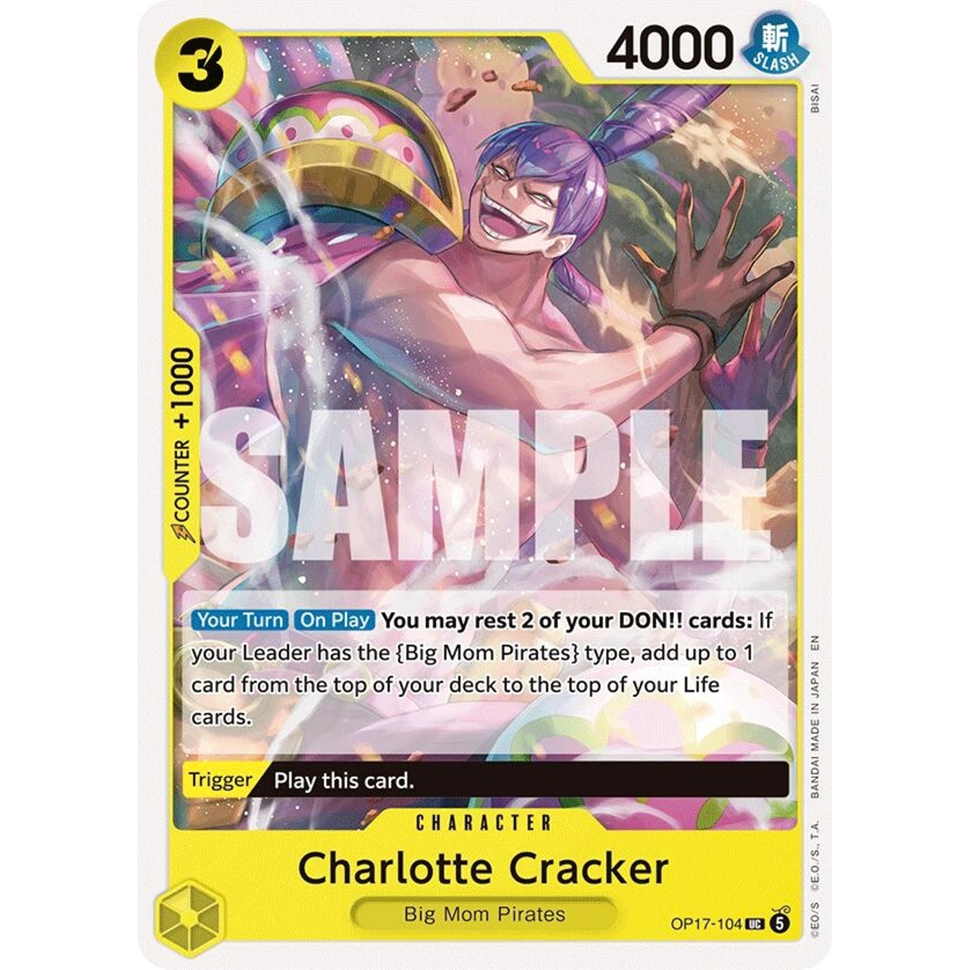 Image for Charlotte Cracker (OP17-104) (OP17) - One Piece Card Game