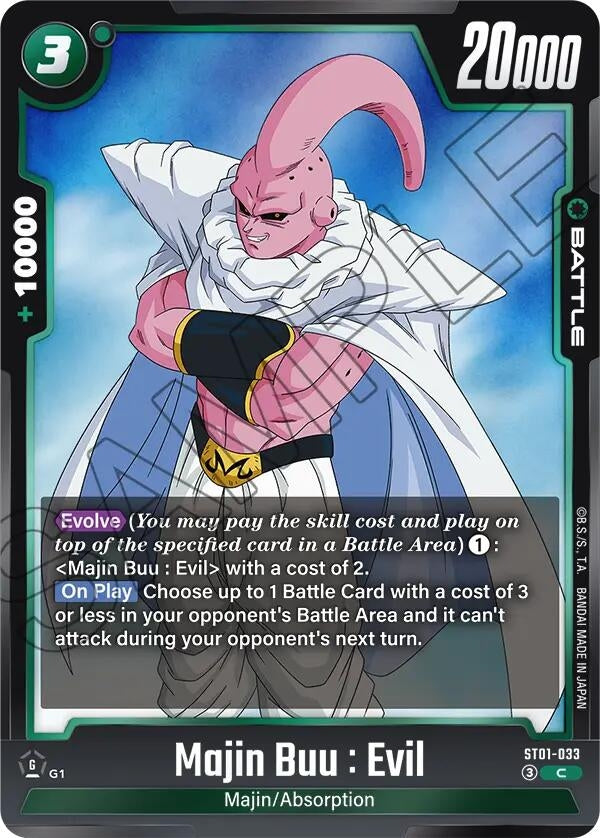 Image for Majin Buu : Evil - ST01-033 (ST01-033) (ST01) - Dragon Ball Super: Fusion World